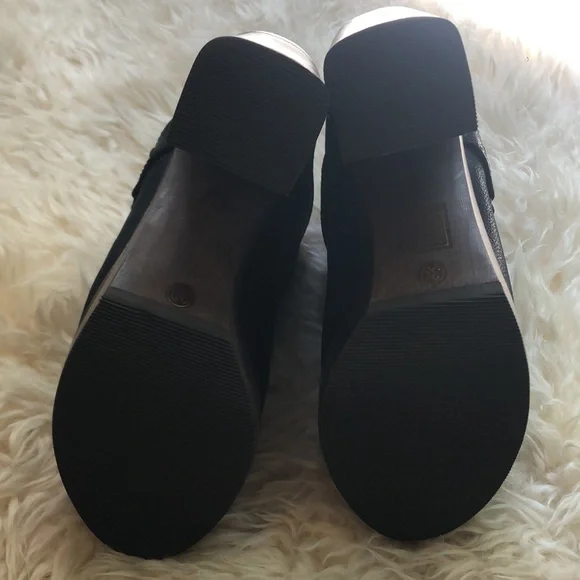 Joie like new black leather platform booties, 39 - Picture 6 of 6